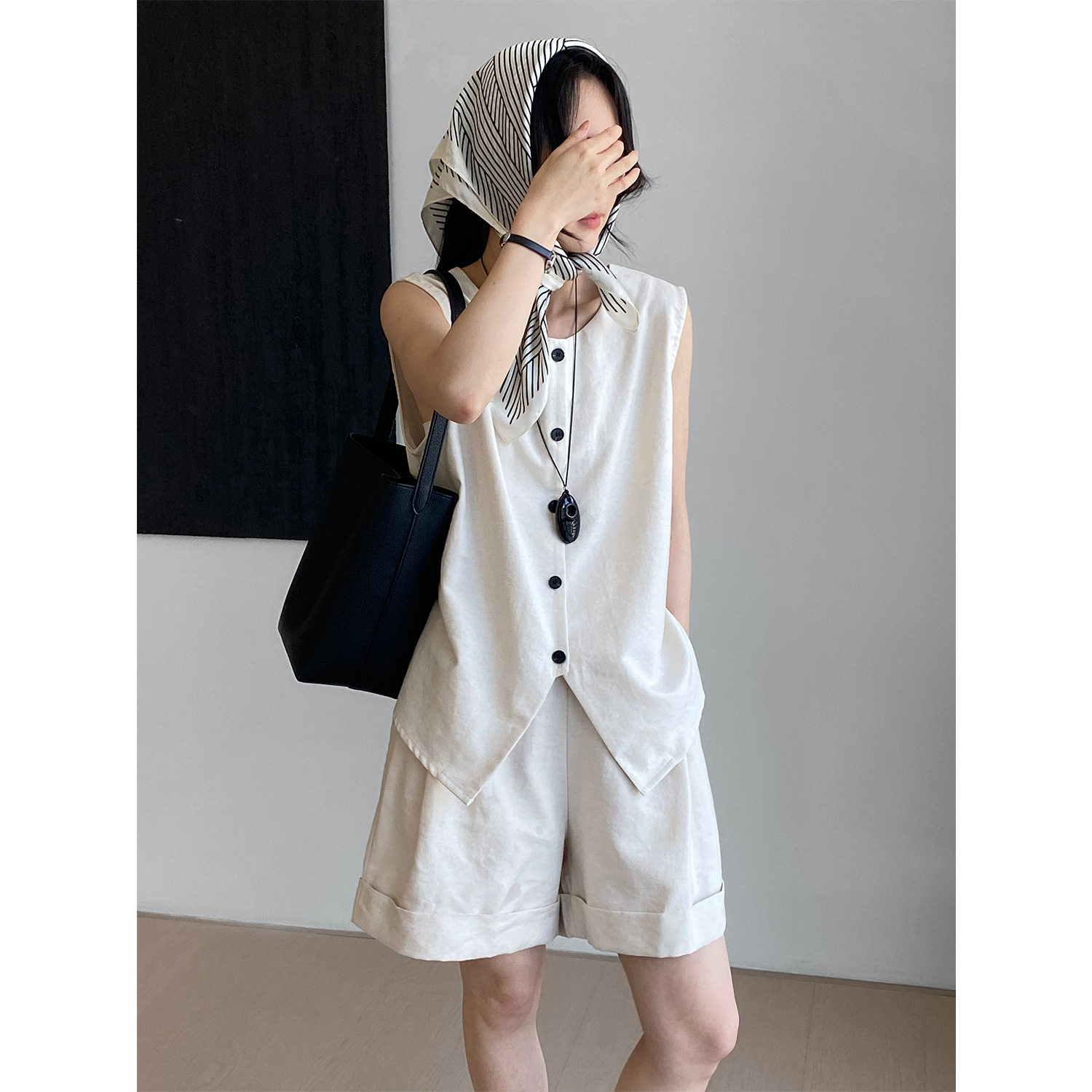 2025夏季老钱风棉麻套装