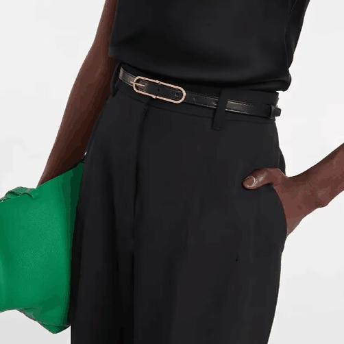 TR欧美超阔型超时髦 简约百搭头层牛皮皮带复古时尚金属腰带