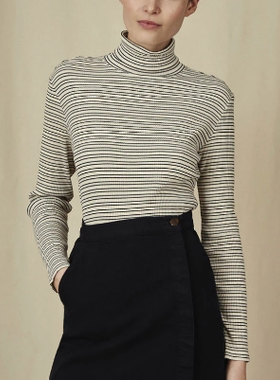 特价清 DPH 原单秋冬款 女士修身高领针织棉毛衣与小星星点缀毛衣