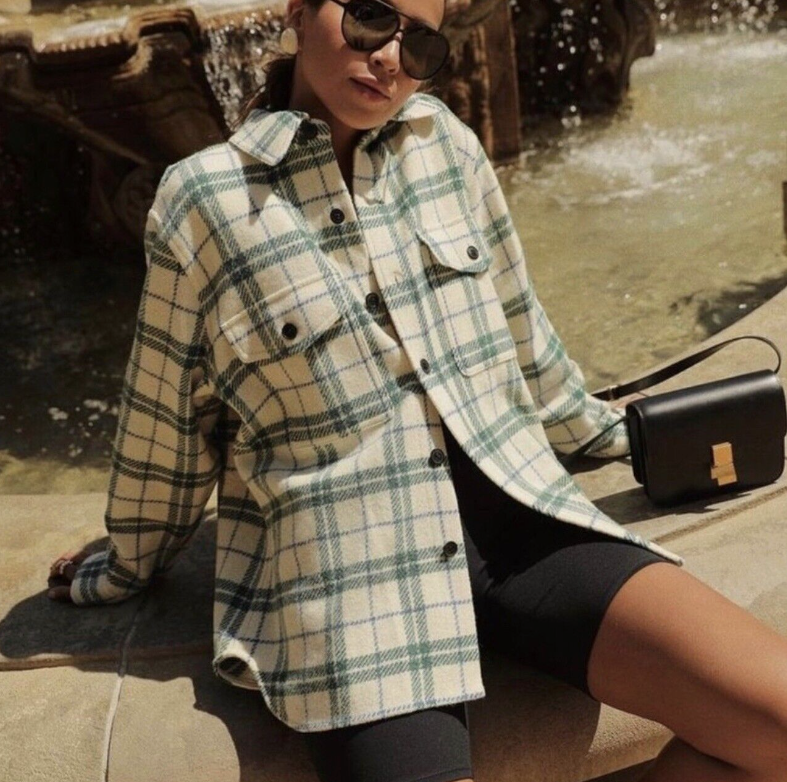 代工厂清仓 法式秋冬款时尚格纹羊毛大衣系列长短款男女同款