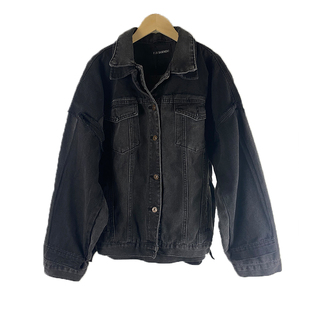 FLEE BASEMENT Remake牛仔夹克外套拼接街头水洗上衣炸街男