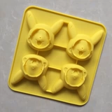 4 последовательные матовые силиконовые формы для торта Пикачу, форма для мыла ручной работы, сделай сам, форма для желе, чаша для пудинга, белое желе для торта