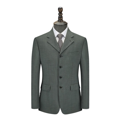 【吉家】西装男纯羊毛西服套装上衣宽松大码商务便西外套