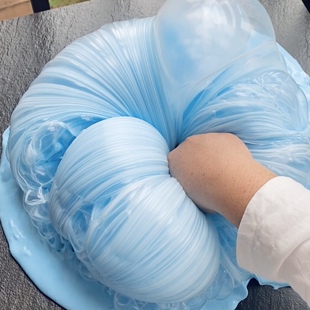 宝宝奶贝张大奕史莱姆纯色百倍起泡胶不粘手纯牛头超仙气手工制作