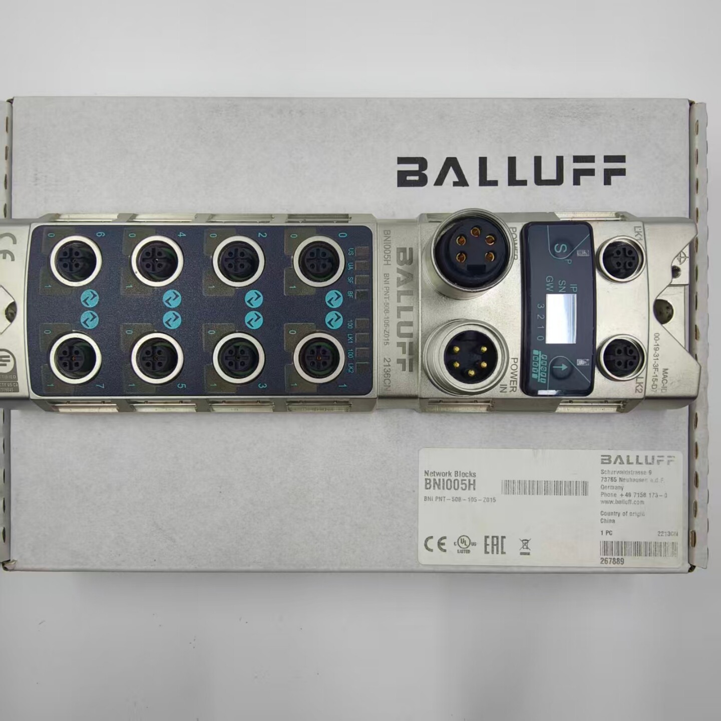 BALLUFF巴鲁夫 BNI005H BNI PNT-508-105-Z015-005-Z015 BNI00FW