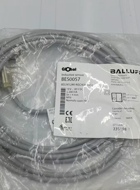 全新原装正品 巴鲁夫 BES0057 BES M12MI-NSC40B-BV03 现货销售
