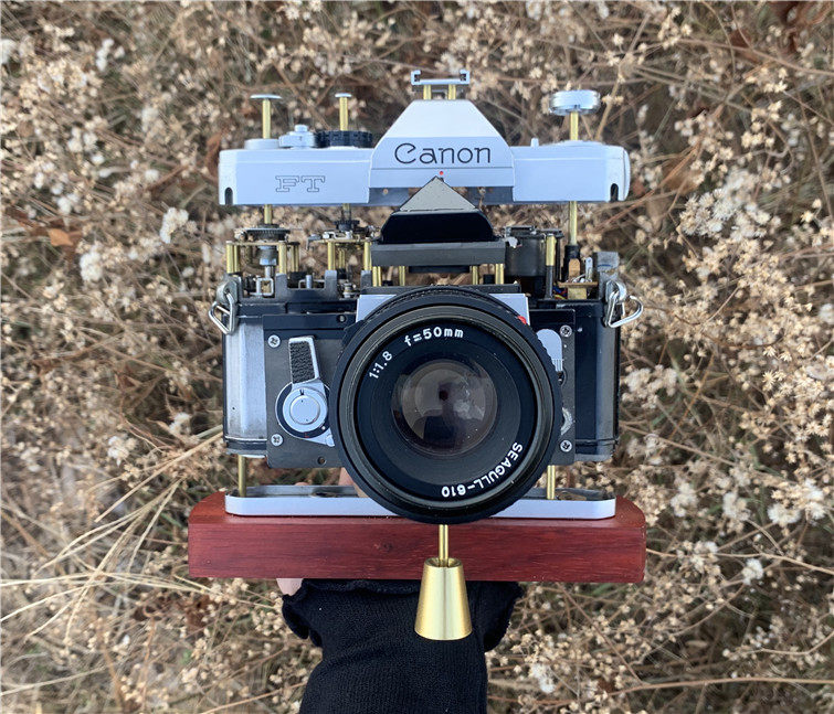 立体拆解相机佳能尼康海鸥真机工艺品样板房别墅收藏品空间相机