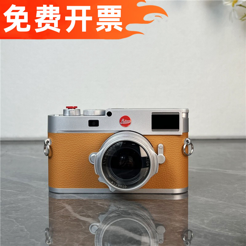 爱马版徕卡棕色复古相机模型定制款样板房摆件展示模特摄影道具