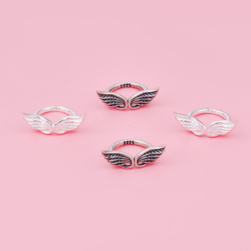 天使翅膀圆环圆圈隔片S925纯银diy手工手链项链串珠编绳隔珠材料,饰品/流行首饰/时尚饰品新,其他DIY饰品配件,淘宝优惠券,粉丝福利购,淘宝优惠卷