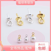 Серьги с кварцем из жемчуга ручной работы, серебро 925 пробы, DIY