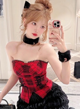 现货 Creamy sweet卡拉拉气质公主毛绒围脖项圈项链手链套装