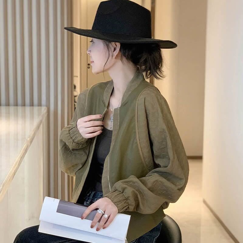春秋短款女外套高档时尚显气质外套女小个子休闲夹克2026新款欧货