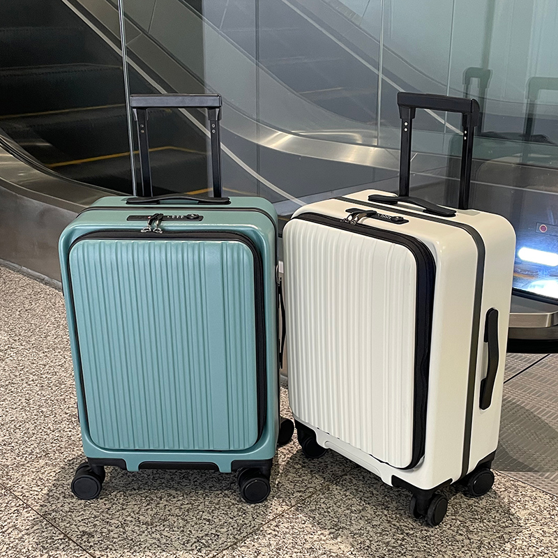 新款多功能一体扩容行李箱登机20寸小型拉杆箱出国托运箱26寸密码