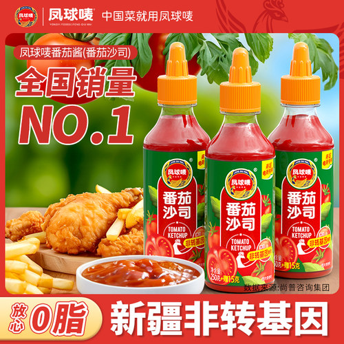 凤球唛番茄酱沙司新疆【买3送1】