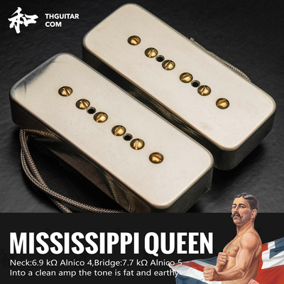 Mississippi Queen P90 Soapbar 拾音器 Dogear英国BKP手工缠绕