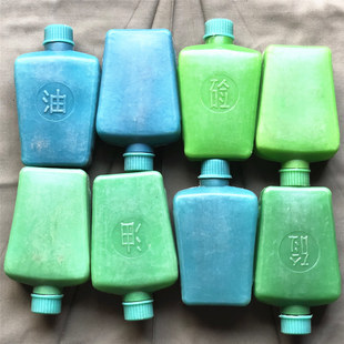 6070年代塑料碱油壶300ML 户外酒精打火机燃料骑行润滑油便携分装