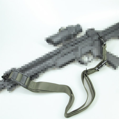 QBZ-191/192 新式战术三角背带快反射击通用黑绿挎带高强度锰钢扣