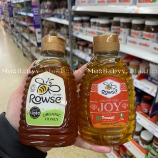 现货 Rowse英国天然蜂蜜清淡型保hu肠道健康温和不上火340g