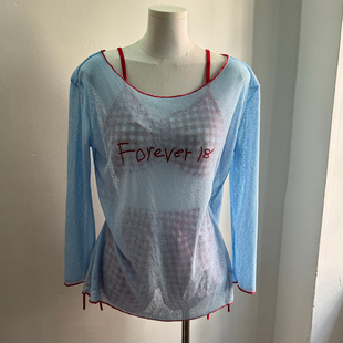 ins复古甜美分体泳衣女三件套辣妹大码遮肚显瘦纯欲度假保守泳装