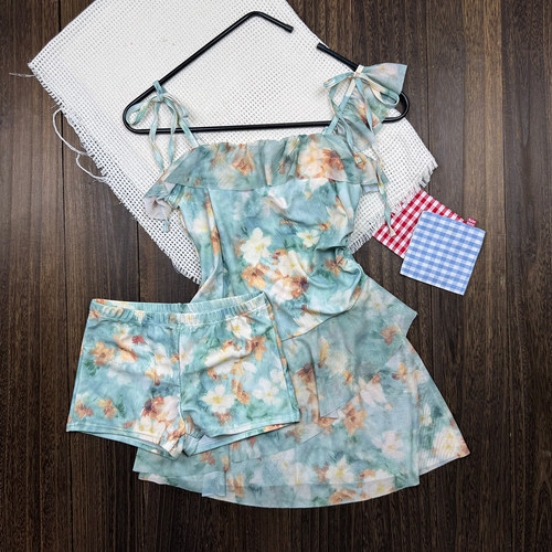 奢黛妃分体泳衣小胸显瘦遮肚