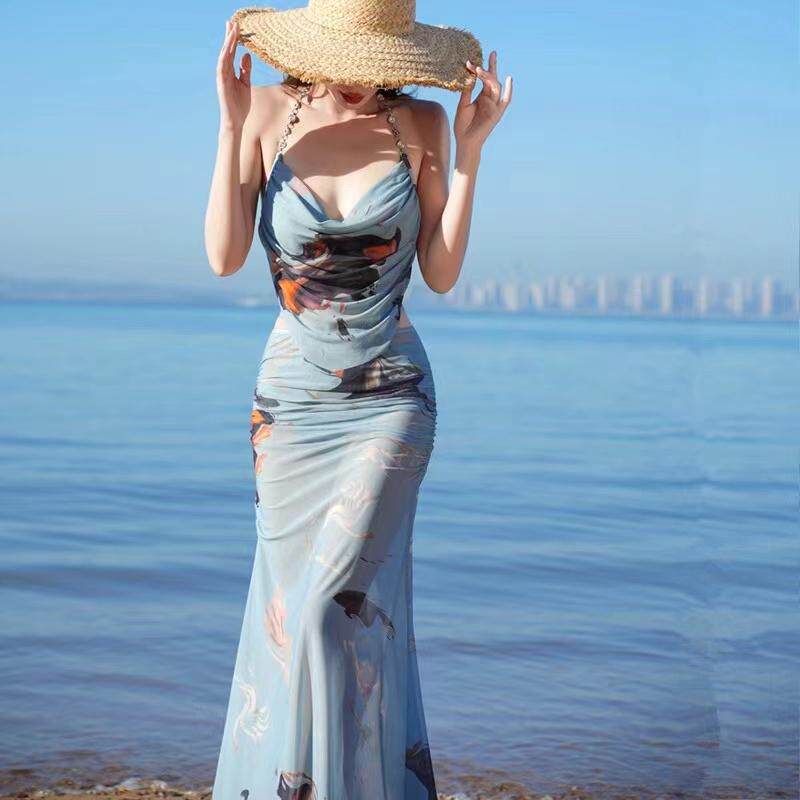 高级感ins分体泳衣女三件套性感bikini显瘦美背度假温泉小胸泳装