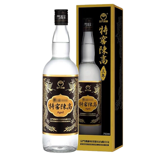 金门高粱酒 特窖陈高 黑金龙49.9度750mL 清香白酒窖藏老酒