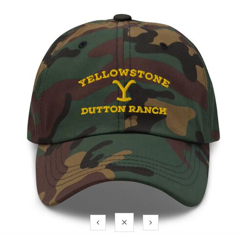 重工美剧黄石Yellowstone达顿牧场高端刺绣棉棒球帽子男女鸭舌帽