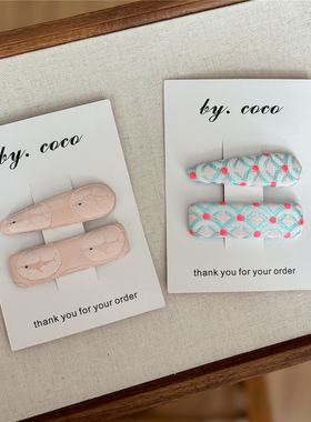 包邮小众可爱宝宝粉色鲨鱼发夹非manman同款爆款美人鱼发饰