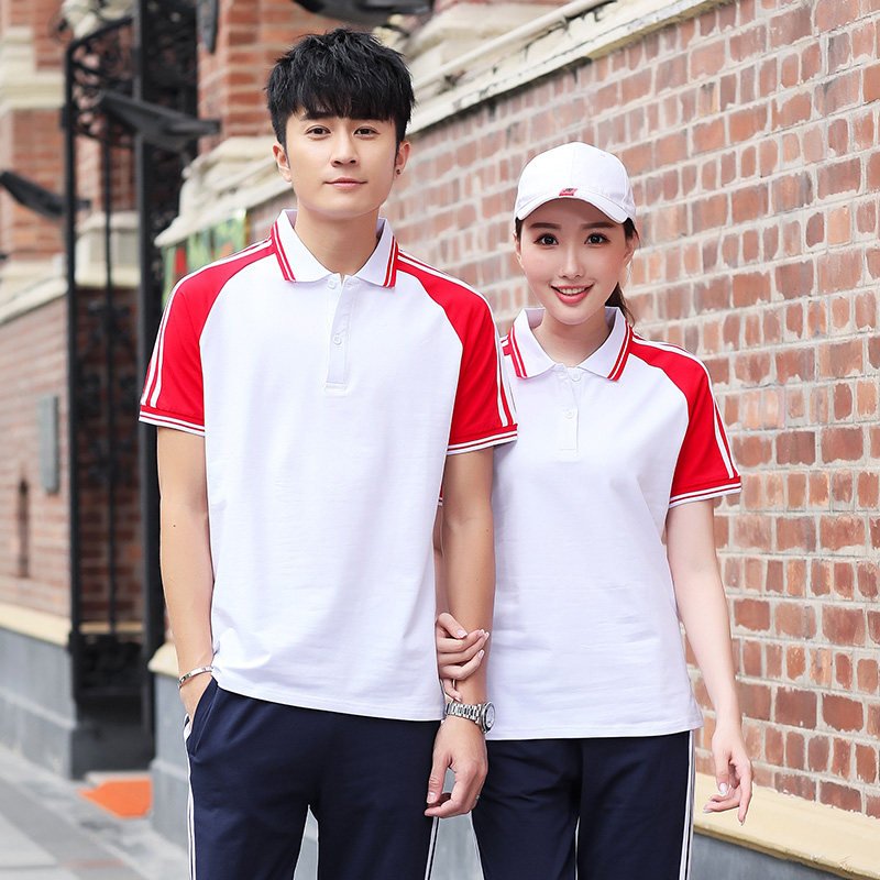 初中学生校服套装夏装高中生班服男女短袖长裤运动服演出服工作服