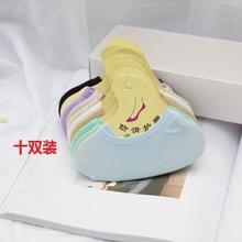 超薄款透气女童白色祙脚底短袜子1