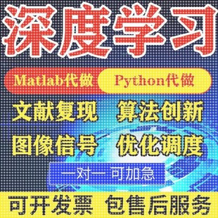 matlab代码帮做程序代编python代做算法覆现深度机器学习电气彷真