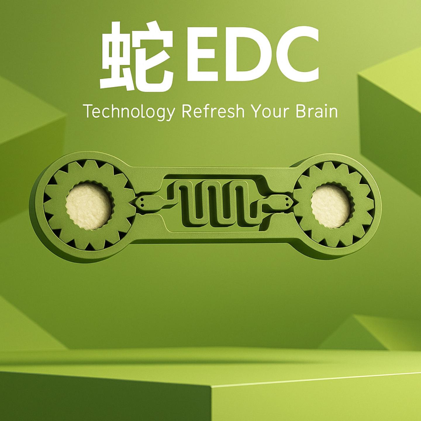 伸缩解压EDC指尖蛇按压减压学生上课无聊玩具户外 EDC 装备