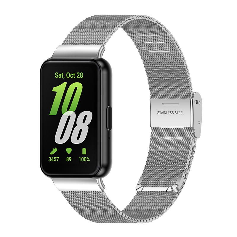 适用三星手环fit3米兰卡扣腕带