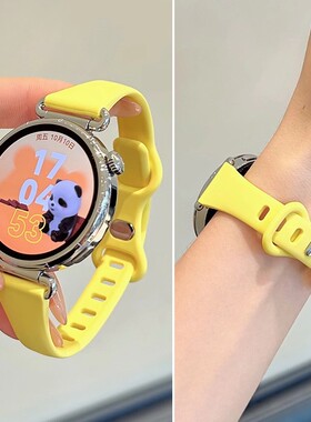 适用华为小蛮腰细款液体硅胶手表表带FIT34watch4watch5GT5GT6pro