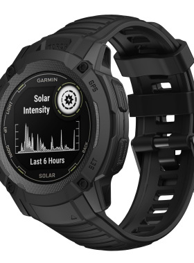 适用Garmin佳明本能2x战术版手表带instinct2X保护壳运动硅胶腕带