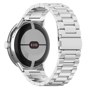 Watch3 2金属手表表带谷歌Pixel手表不锈钢腕带 Pixel 适用Google