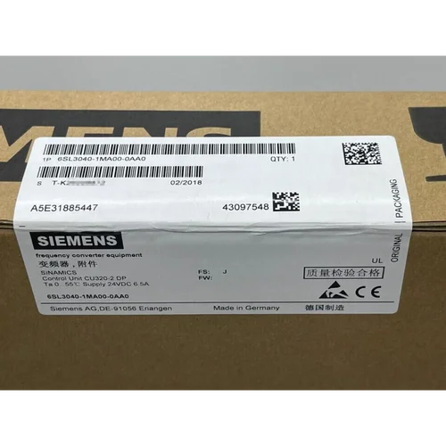 6SL3040-1MA00-0AA0 CU320-2 控制单元 变频器附件议价维修