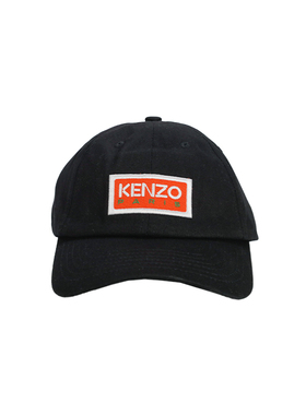 KENZO高田贤三新款男士logo刺绣黑色棒球帽F32 5AC711