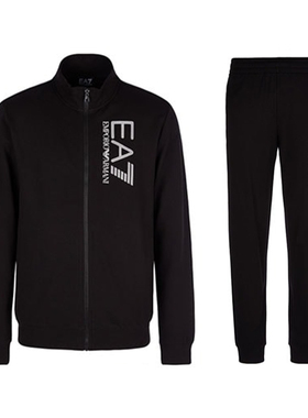 Armani/阿玛尼EA7系列新款男士黑色时尚休闲套装3KPV53 PJ05Z