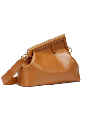 FENDI芬迪新款女士F logo时尚单肩包斜挎包8BP127 ABVE