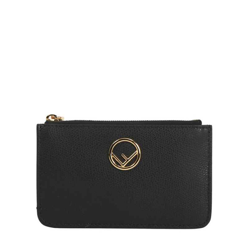 fendi芬迪女士牛皮卡包拉链