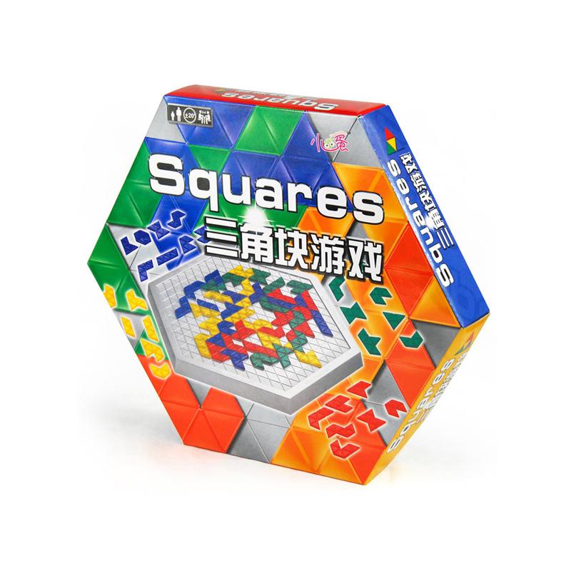 三角块角斗士棋方块游戏亲子益智儿童桌游智力拼图