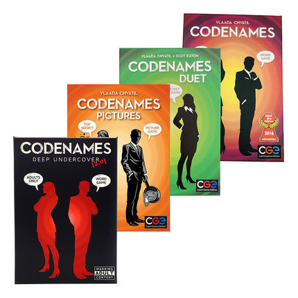 亚马逊桌游戏Codenames  pictures行动代号 反人类牌益智卡牌