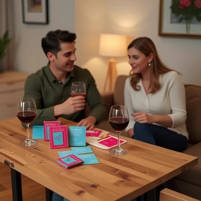 全英文版 Excited & Exhausted 情侣爱人喝酒英文桌游卡牌