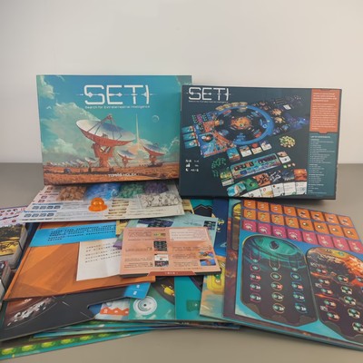 SETI地外文明桌游卡牌中文德式多人欢乐聚会手牌管理天空探险科幻