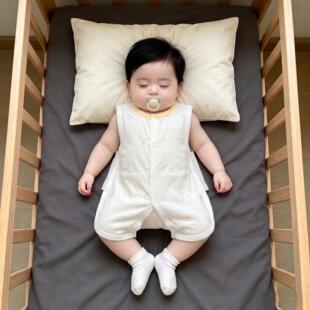 幼儿婴儿衣服夏天薄款宝宝男宝夏季琵琶吊带夏日开衫背心夏装哈衣