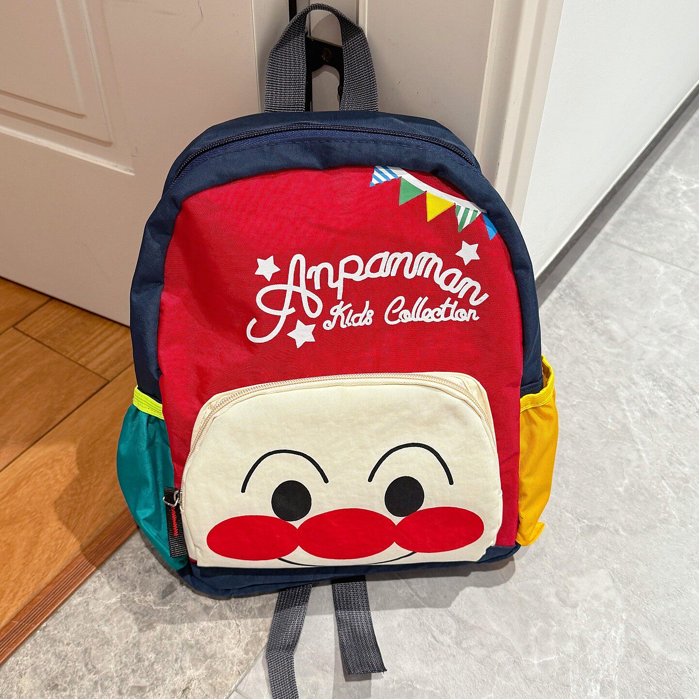 【实拍新品】撞色双肩包幼儿园书包可爱亲子背包卡通韩版帆布书包