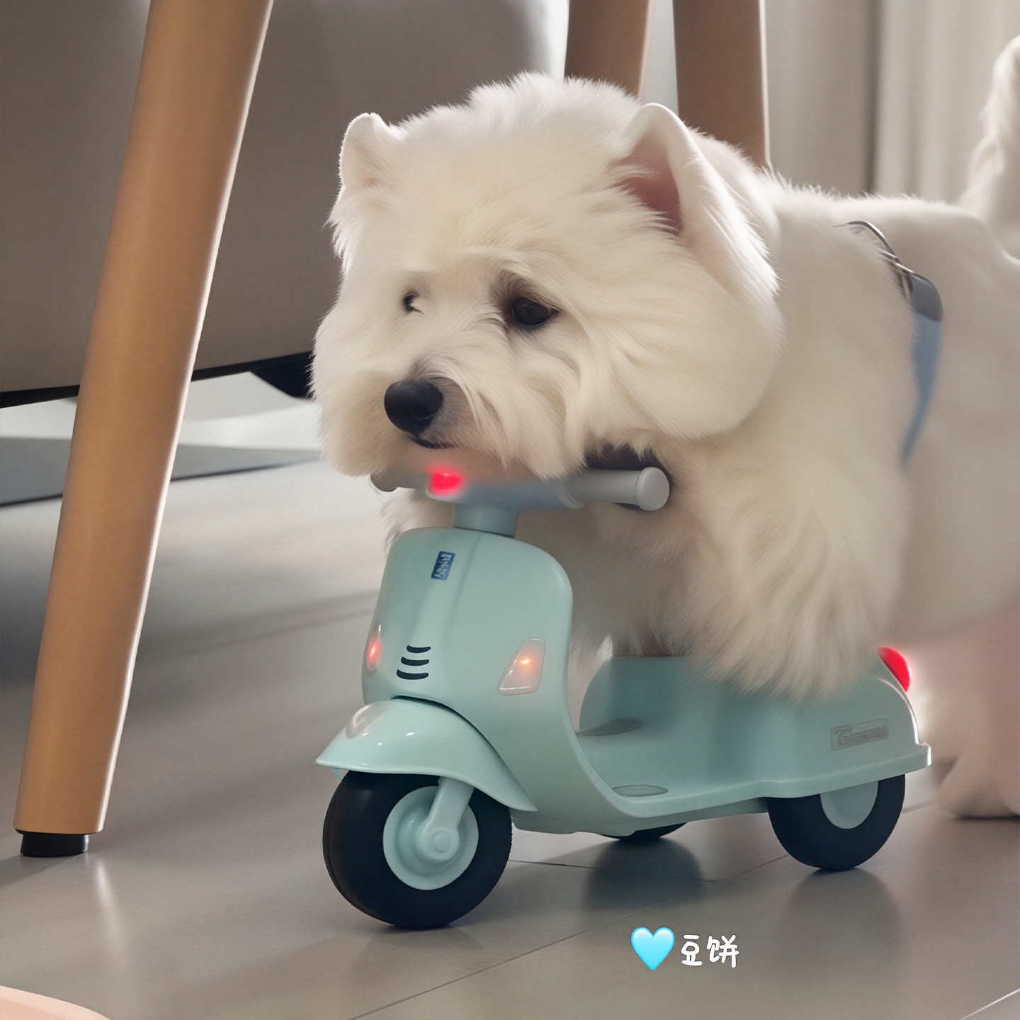狗狗玩具发声发光机车自嗨解闷彷真赛车宠物互动性电动滑行车
