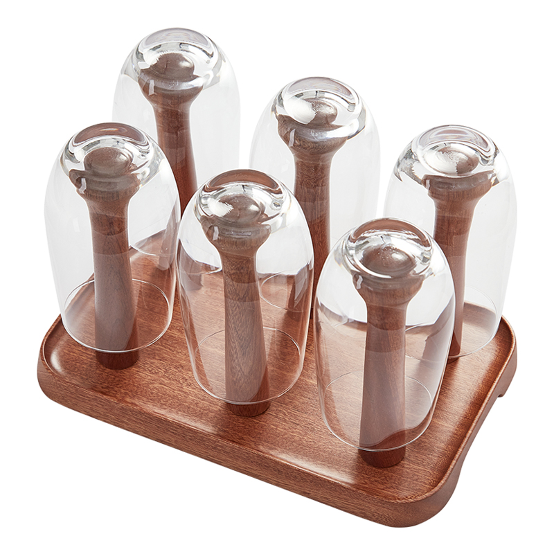 杯架家用客厅水杯架沥水置物架创意咖啡茶杯收纳架玻璃马克杯挂架