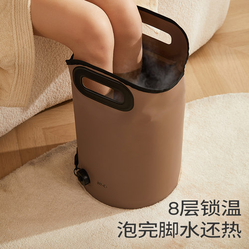 便携式可折叠收纳，畅享足浴惬意生活。